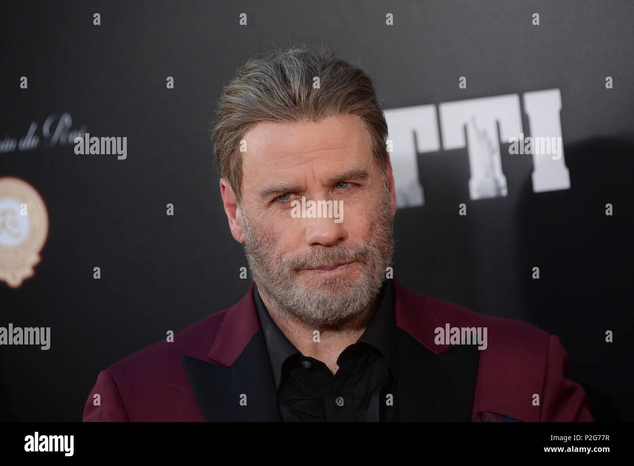 New York, Stati Uniti d'America. Xiv Jun, 2018. John Travolta assiste il "Gotti' New York premiere al teatro SVA il 14 giugno 2018 a New York City. Credito: Erik Pendzich/Alamy Live News Foto Stock