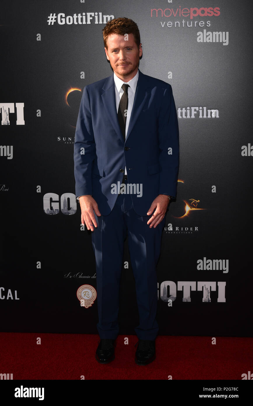 New York, Stati Uniti d'America. Xiv Jun, 2018. Kevin Connolly assiste il "Gotti' New York premiere al teatro SVA il 14 giugno 2018 a New York City. Credito: Erik Pendzich/Alamy Live News Foto Stock