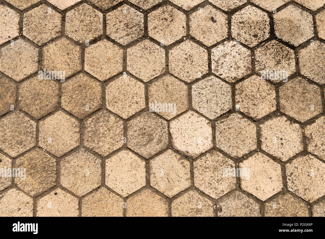 Vista ravvicinata di marrone a vuoto su pavimentazione ruvida sfondo Foto Stock