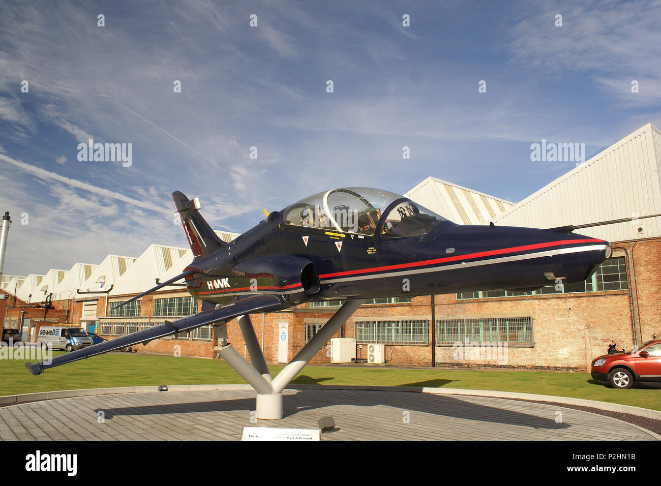 Brough Aerodrome, Aircraft Factory Foto Stock