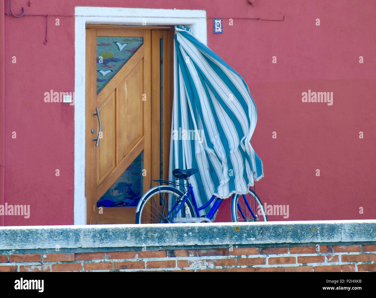 Burano Venezia Italia Foto Stock