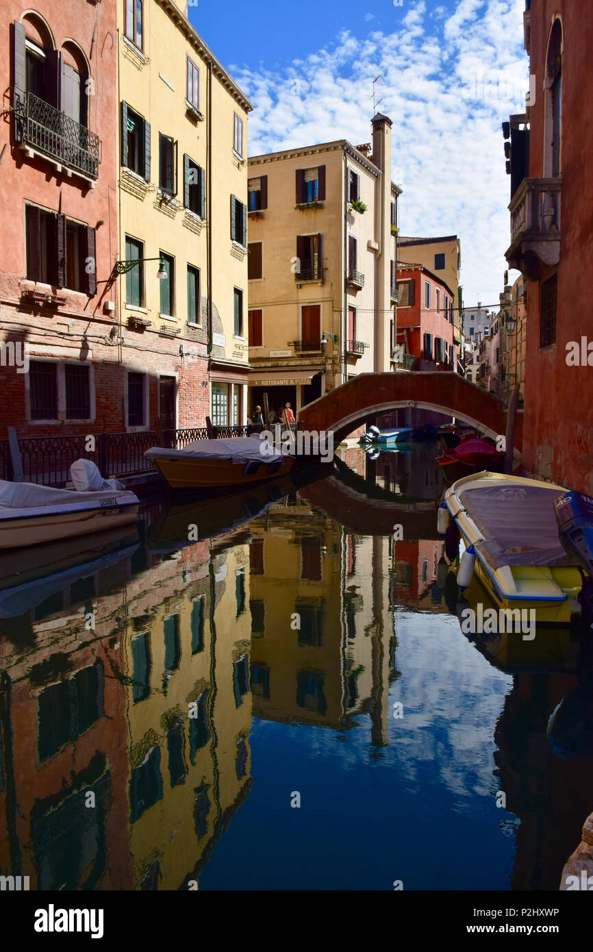 Foto di strada en Venezia - Italia Foto Stock