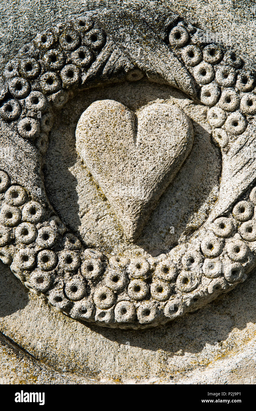 Vecchio Cimitero, La Roche sur le Bois, nei pressi di Buis Les Baronnies, Dipartimento Drome, Regione Rhones-Alpes, Provenza, Frankreich, dimostrare Foto Stock