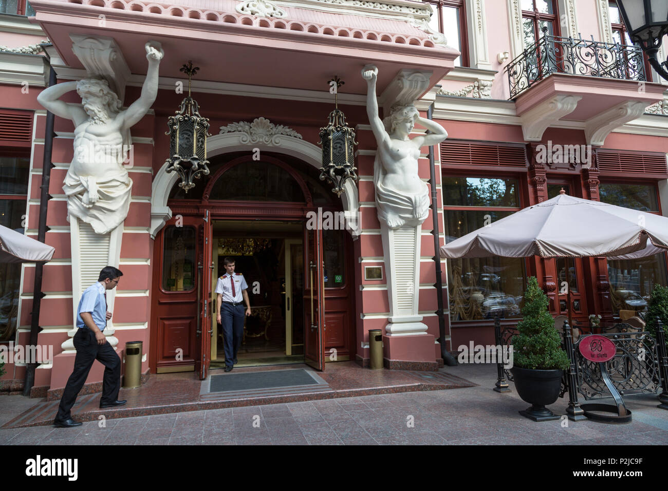 Odessa, Ucraina, Hotel Bristol nel centro storico della città Foto Stock