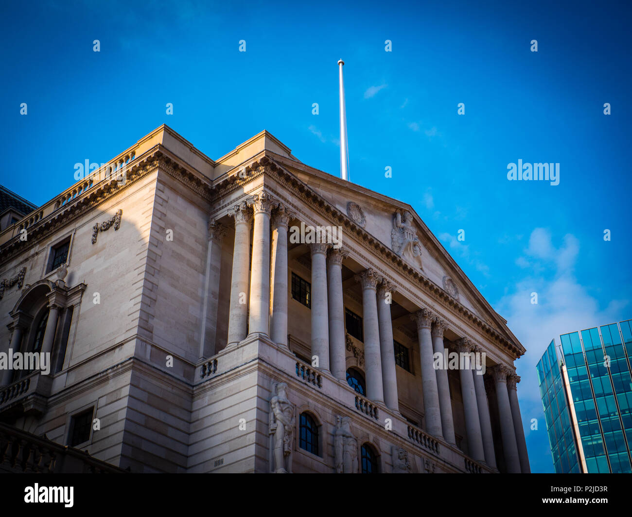Bank of England, Regno Unito Central Bank, City of London, Londra, Inghilterra, Regno Unito, GB. Foto Stock