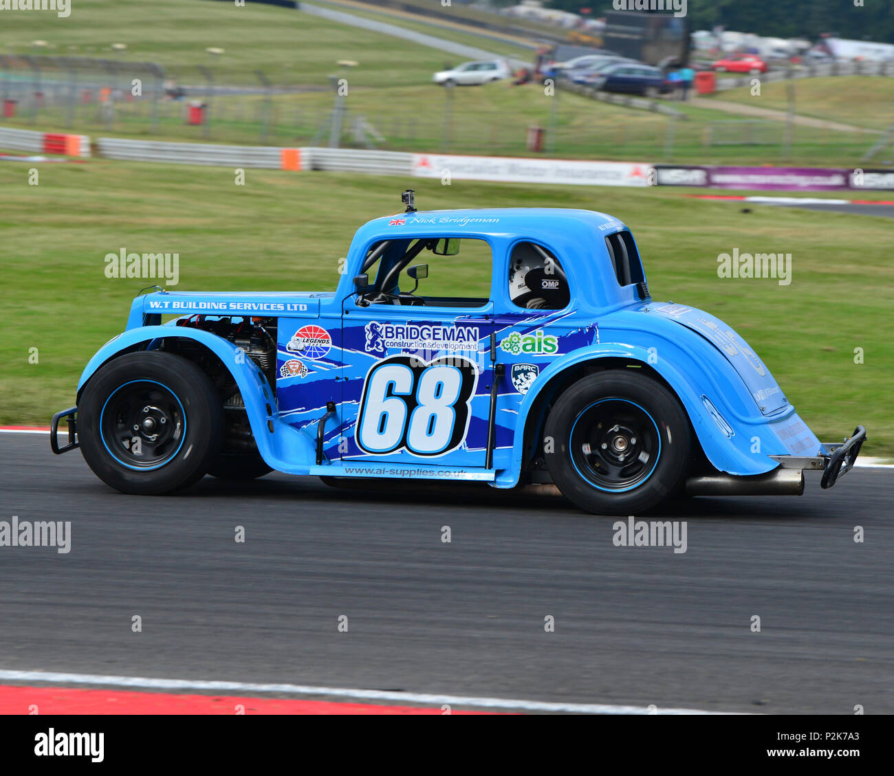 Nick Bridgeman, 34 Coupe, leggende vetture campionato, American Speedfest VI, Brands Hatch, giugno 2018, automobili, Autosport, auto, il circuito da corsa, Eng Foto Stock