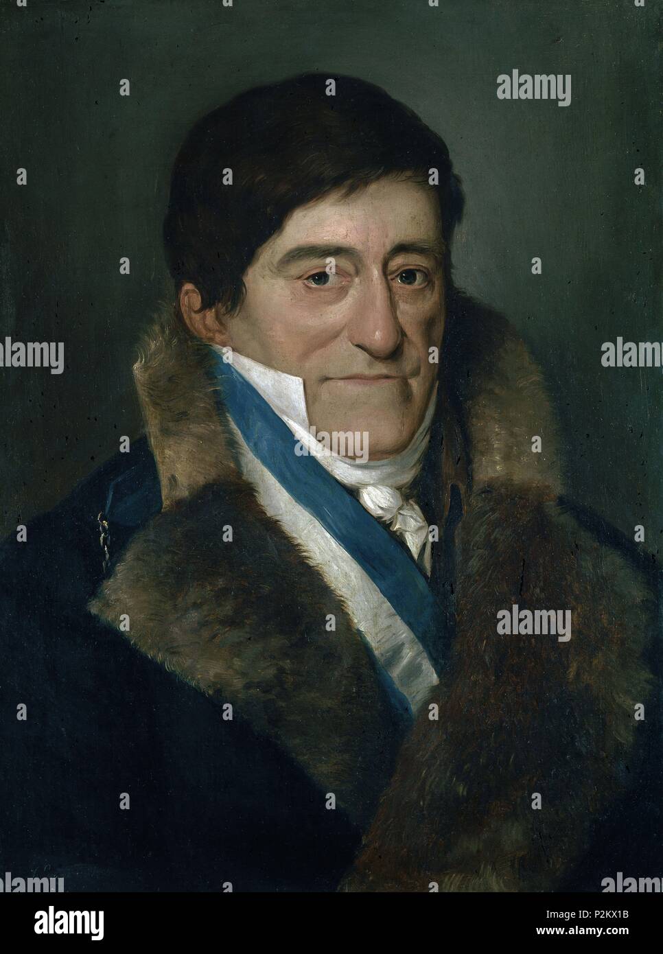 JUAN JOSE RUIZ DE APODACA Y ELIZA - VIRREY DE MEXICO - PRIMER CONDE DE VENADITO - 1834 - O/L 59x45. Autore: Antonio Maria Esquivel (1806-1857). Posizione: MUSEO NAVAL / MINISTERIO DE MARINA, MADRID, Spagna. Foto Stock