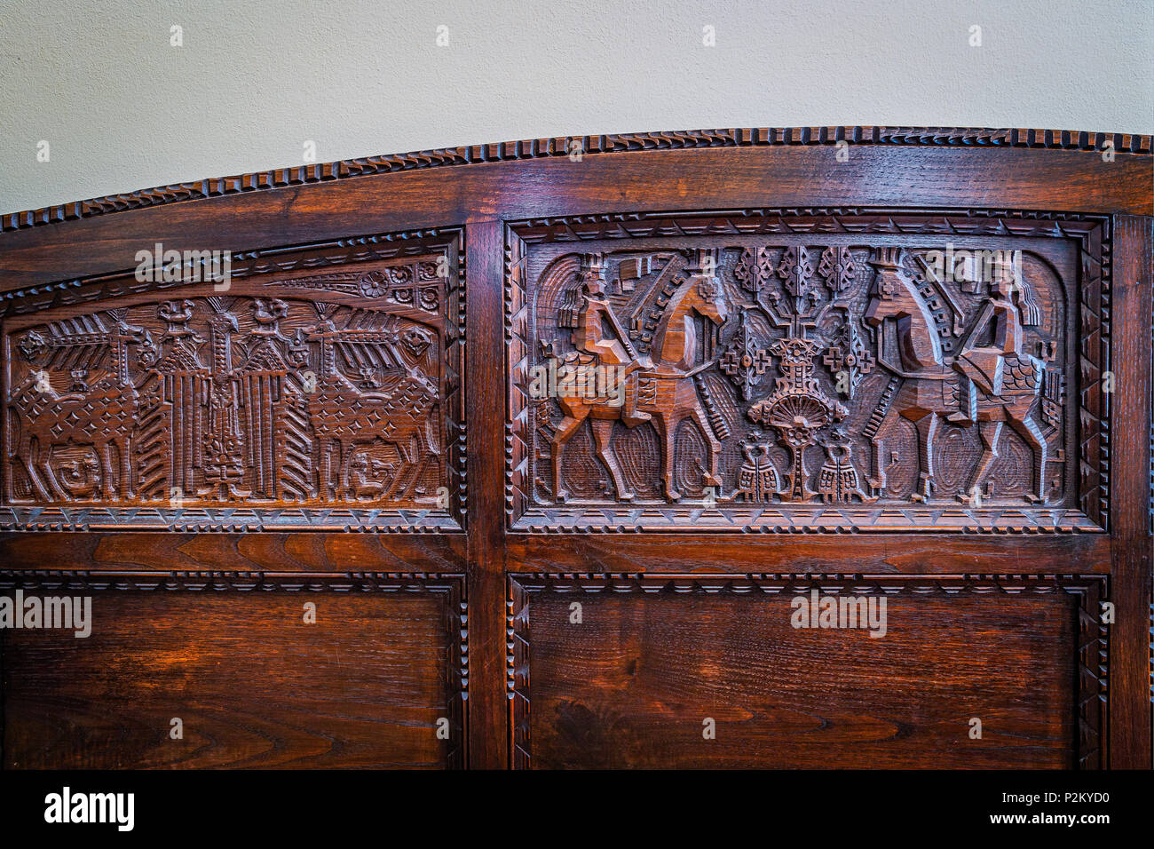 Sardegna Cagliari Stampace district city hall sala nozze torace sardo di artigianato Foto Stock