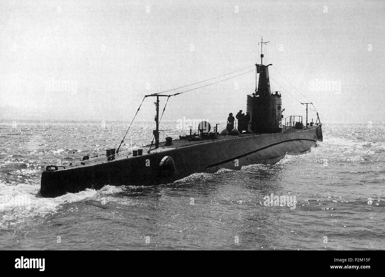 . Italiano: il sommergibile Leonardo Da Vinci in navigazione. Categoria:Immagini di sommergibili . 83 sconosciuto Sommergibile Da Vinci in navigazione Foto Stock