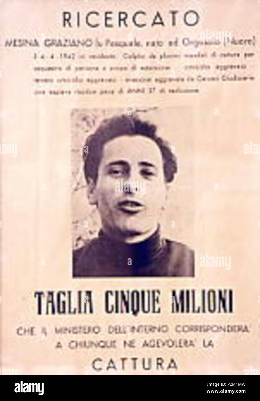 . Inglese: Gratzianu Mesina . io 38 Gratzianu Mesina Foto Stock