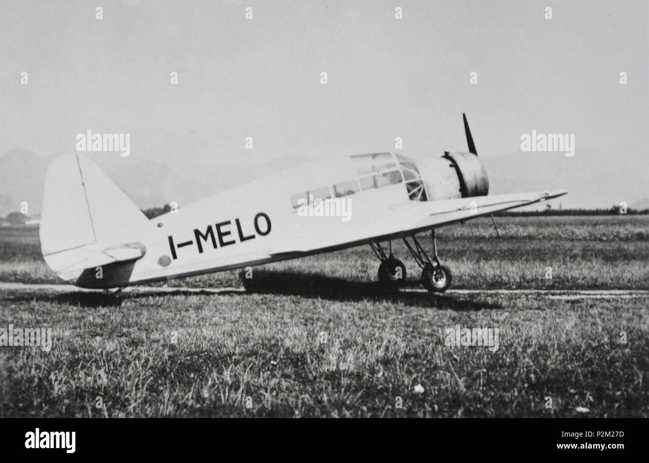. Inglese: Caproni PS.1 I-Melo, che participatedin l'International Challenge Cup del 1934 a Varsavia, pilotato da Ugo Vincenzi. Anni 1930. 15 sconosciuto Caproni PS.1 I-melo Foto Stock