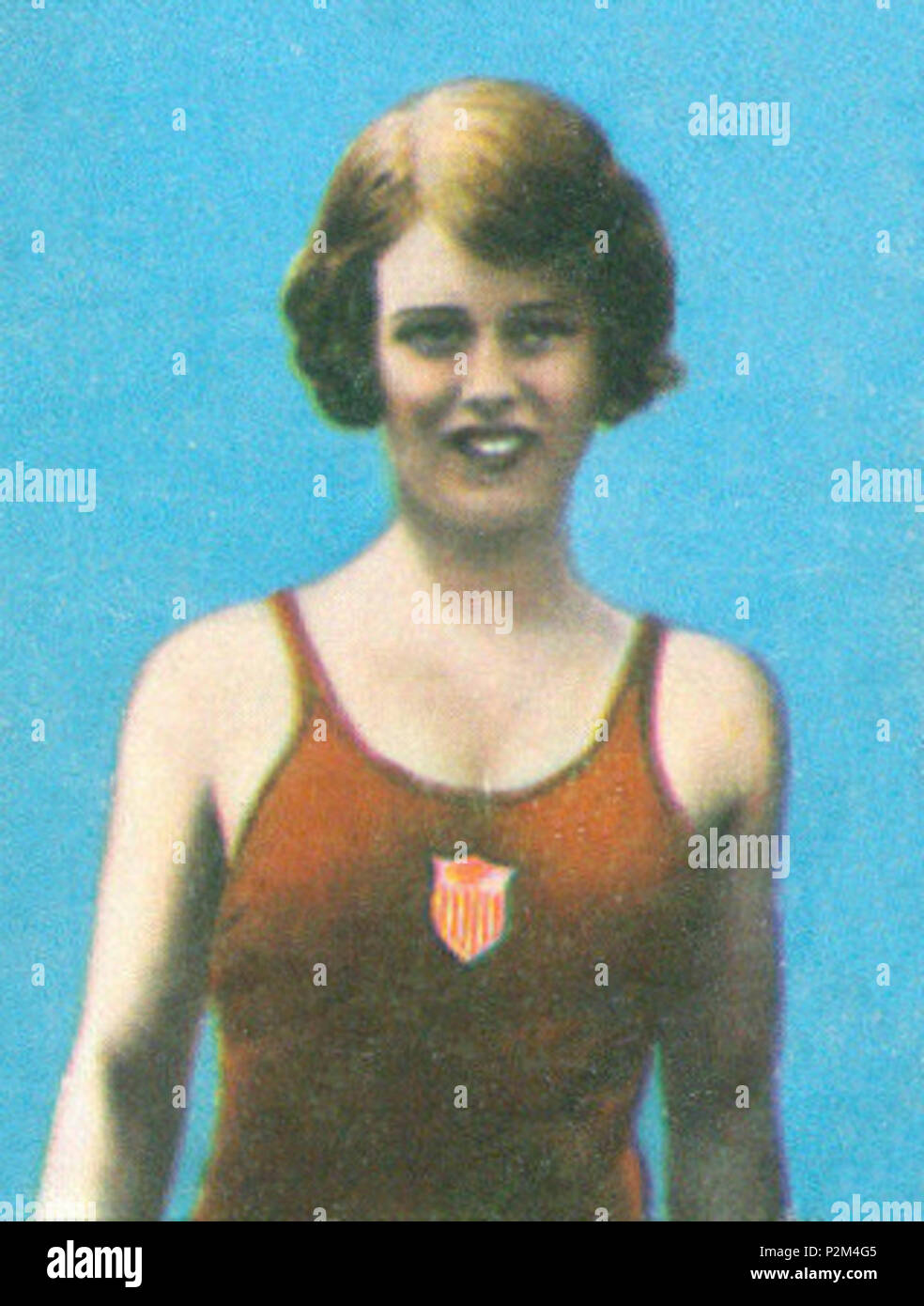 . Figurina Campioni dello Sport Panini 1968-69 n.456! Marjorie Gestring . 1936. Unknown 54 Marjorie Gestring 1936 Foto Stock