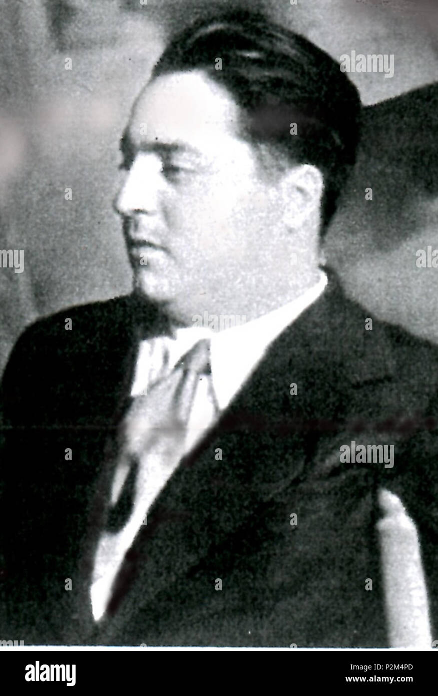 . Italiano: Un'immagine del regista Raffaello Matarazzo, anno 1936 . 10 agosto 2014, 12:40:30. Unknown 54 Matarazzo 1936 Foto Stock