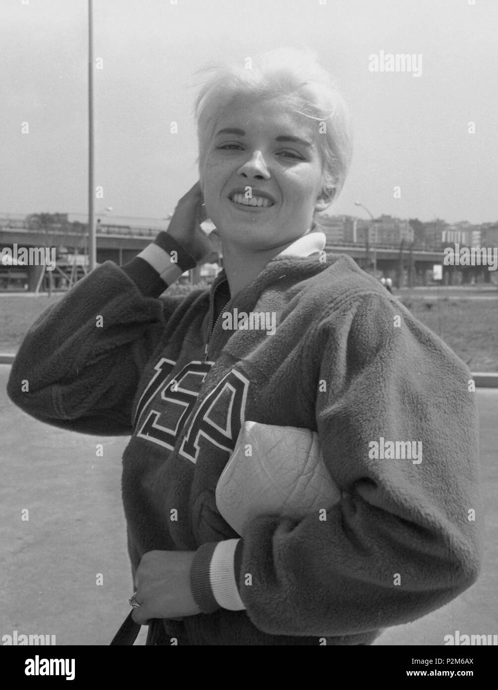 . Muriel Evelyn Davis-Grossfeld al 1960 Olimpiadi . 1960. Sconosciuto (ANSA.it) 58 Muriel Grossfeld 1960 Foto Stock