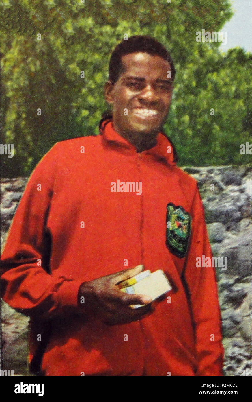 . CAMPIONI DELLO SPORT 1969/1970-n.34-TEMU (Kenya)-ATLETICA LEGG.-rec . 1968. 59 sconosciuto Naftali Temu 1968 Foto Stock