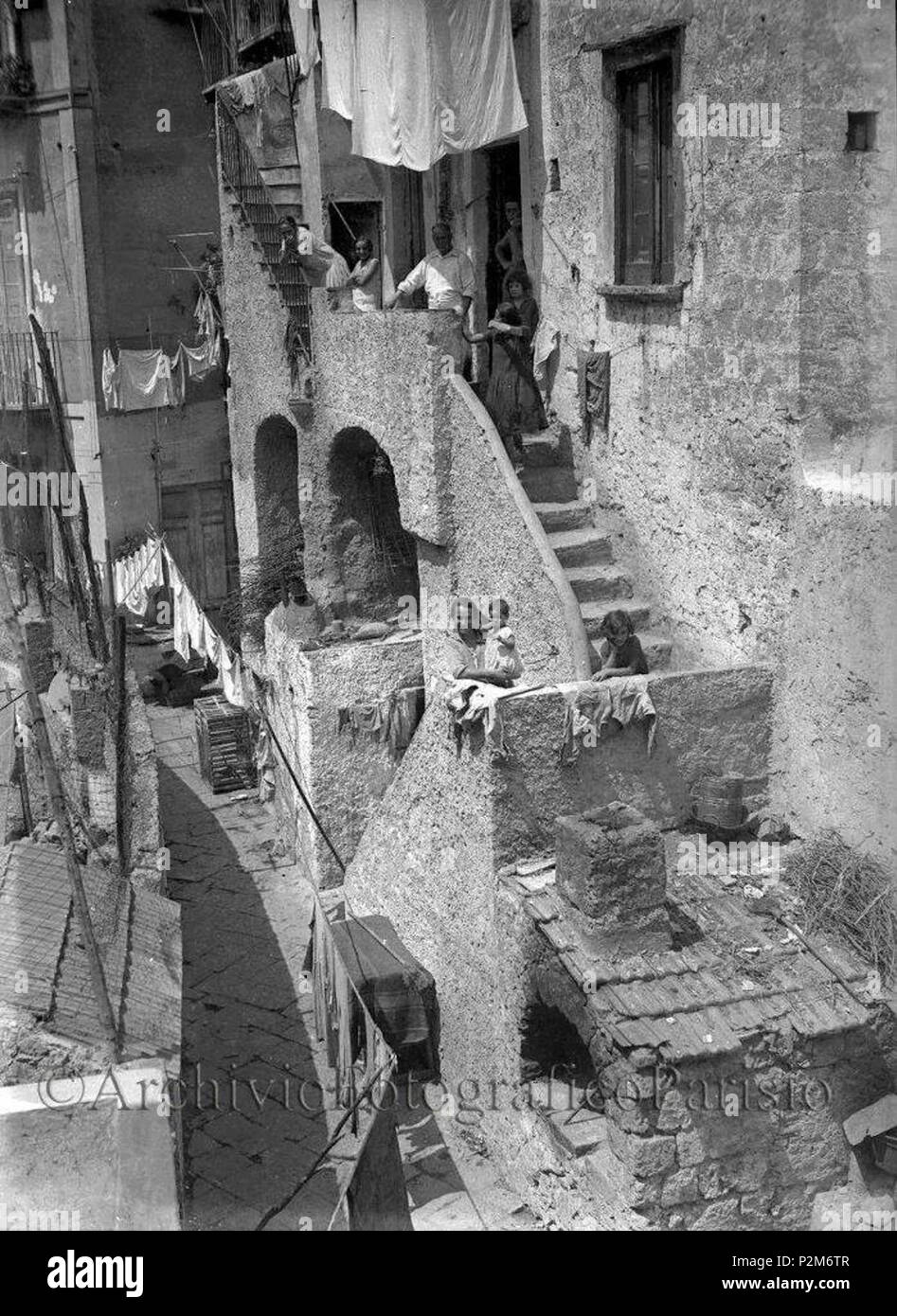 . Italiano: Napoli, Casale di Posillipo. Archivio fotografico Parisio. 1929. (sconosciuto Parisio?) 59 Napoli, Casale di Posillipo (1929) Foto Stock