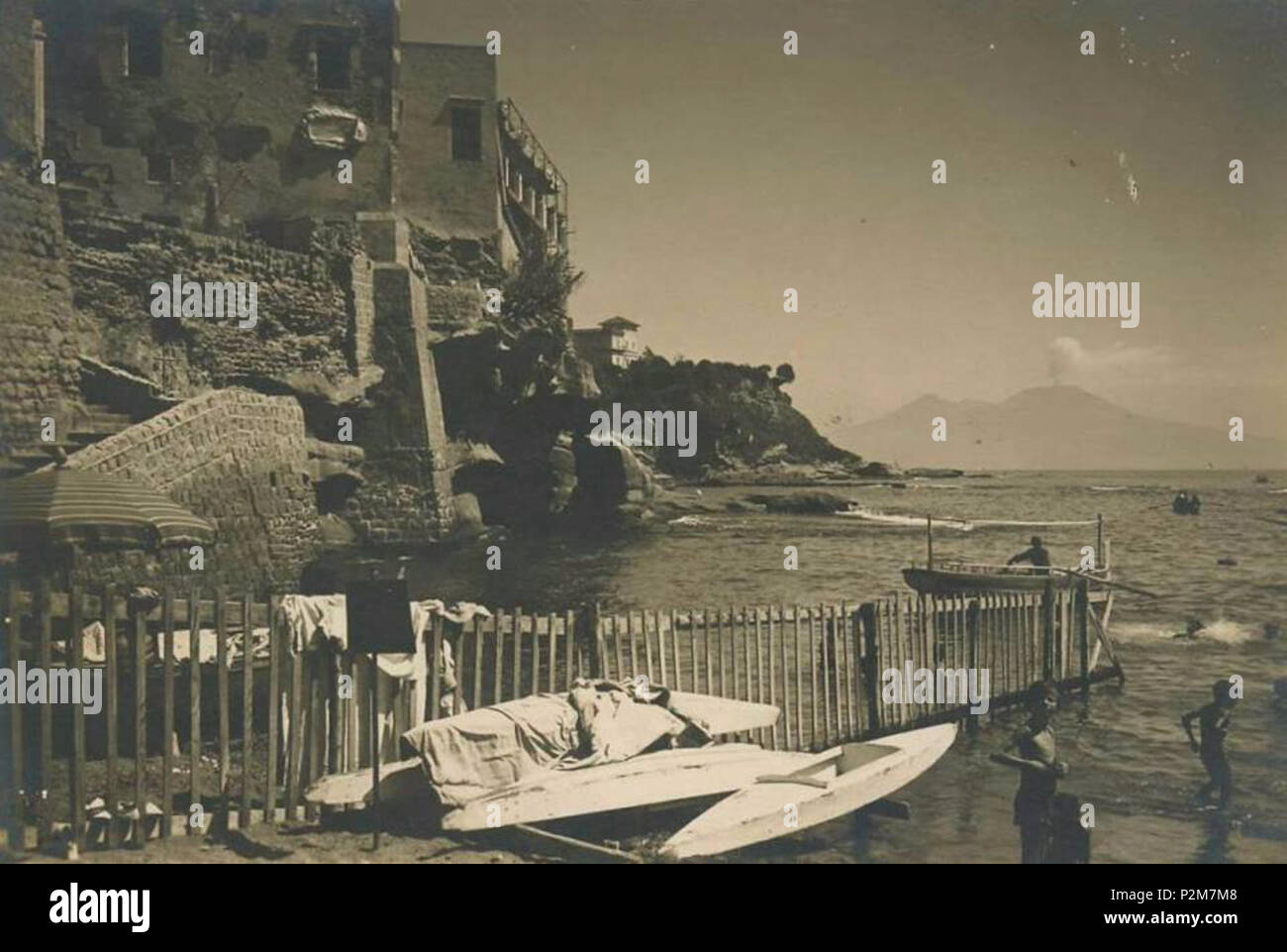 . Italiano: Napoli, Marechiaro. Autore sconosciuto. 1940s. Unknown 61 Napoli, Marechiaro 10 Foto Stock