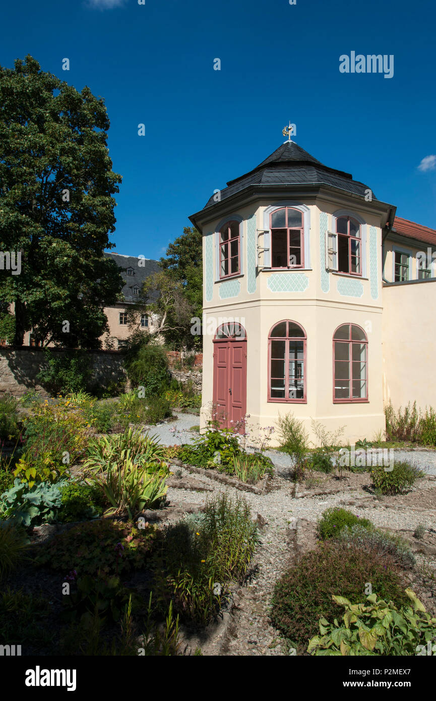 Goethe Pavillon Palais Schardt, Weimar, Turingia, Germania Foto Stock