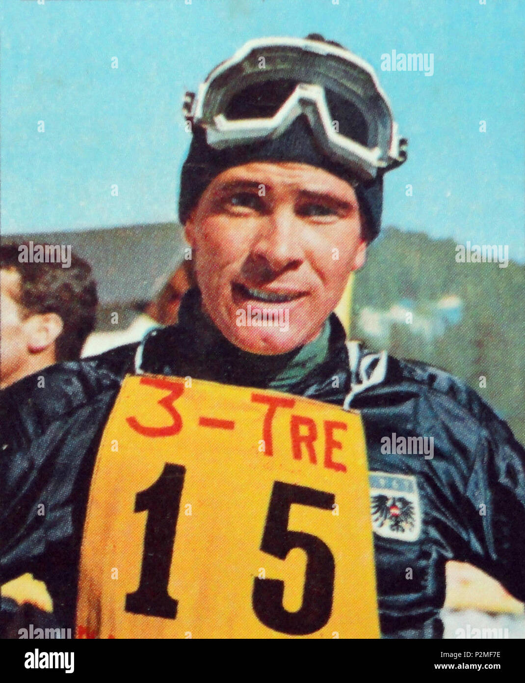 . CAMPIONI DELLO SPORT 1968/1969 - n. 347 - H. MESSNER -AUT . 1968. 38 sconosciuto Heinrich Messner 1968 Foto Stock