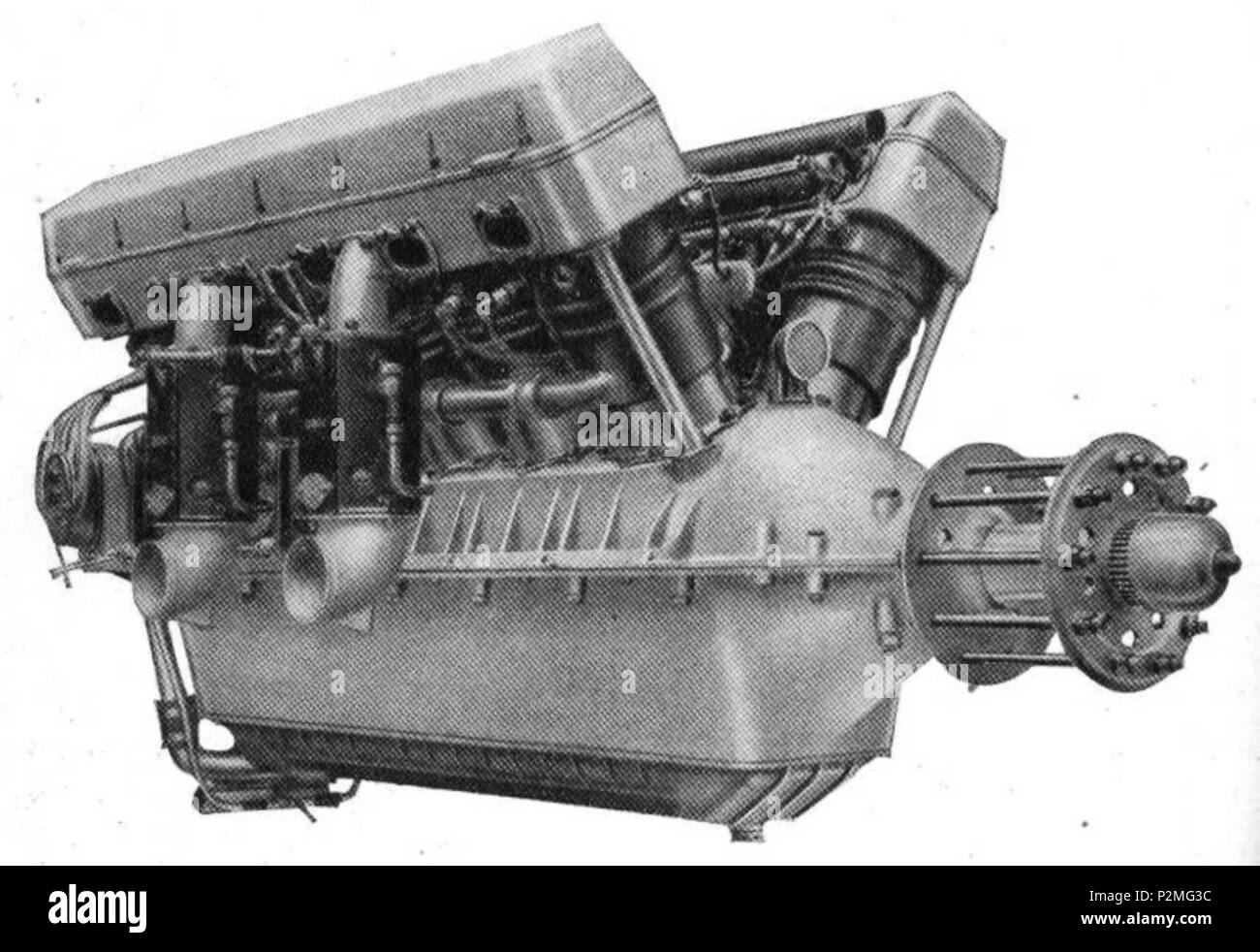 . Italiano: motore aeronautico Isotta Fraschini Asso 500 Categoria:Immagini di motori aeronautici . 1934. Anonimo 41 Isotta-Fraschini Asso 500 Foto Stock