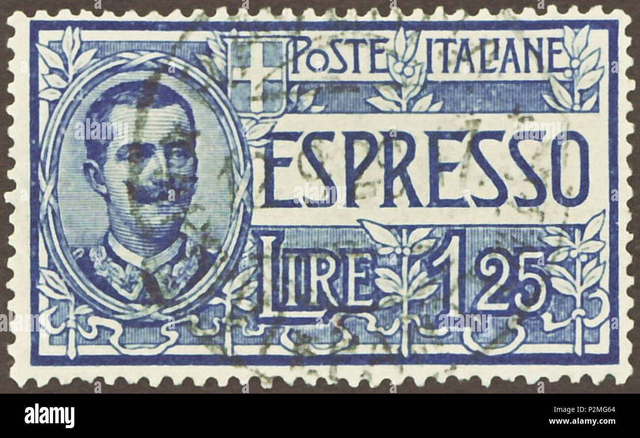 Timbro Del Regno D Italia 1925 Esprimere Il Timbro Del Problema Dal 1920 Nel Disegno Re