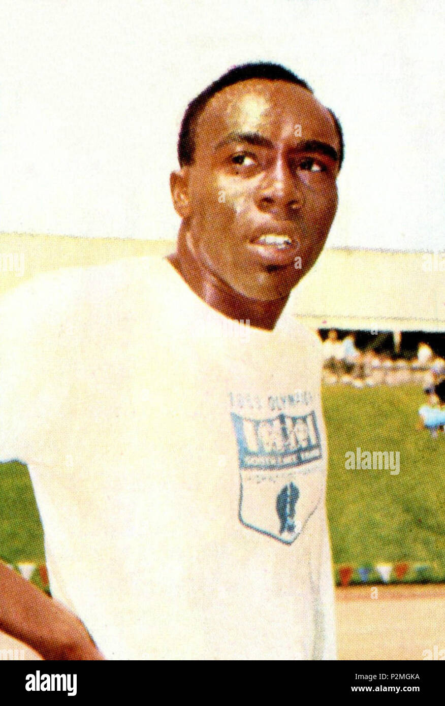 . CAMPIONI DELLO SPORT 1969/1970 Figurina-Sticker n. 11 - JIM HINES - Stati Uniti . 1968. Unknown 44 Jim Hines 1968 Foto Stock