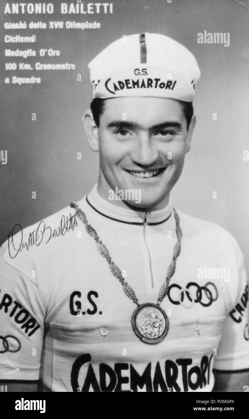 . Antonio Bailetti . circa nel 1960. 8 sconosciuto Antonio Bailetti 1960 Foto Stock