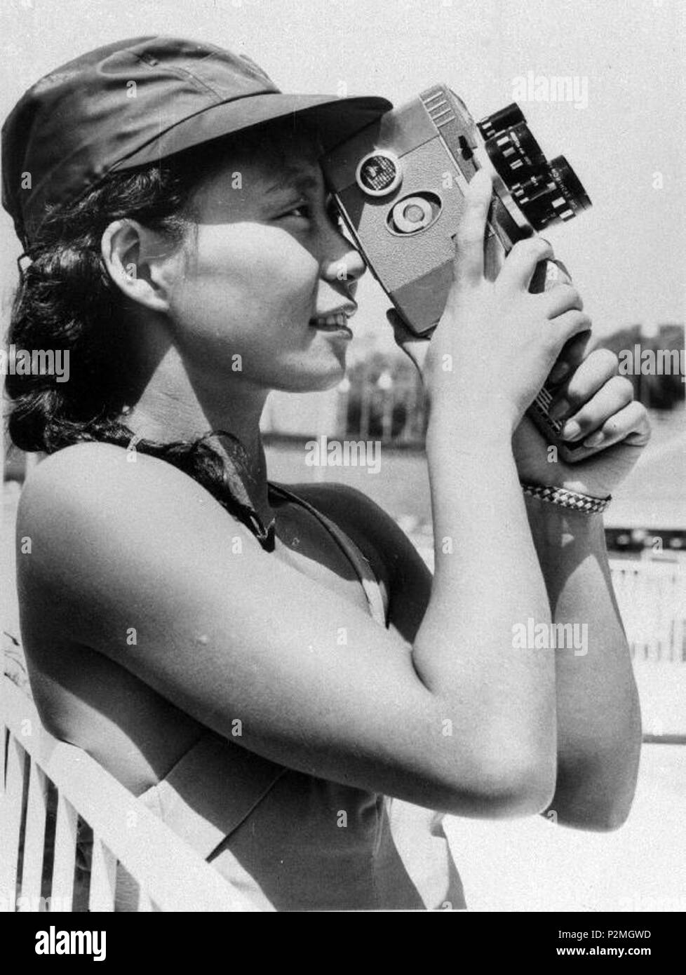 . Kanoko Tsutani-Mabuchi alla Olimpiadi di Roma . 1960. 45 sconosciuto Kanoko Tsutani 1960 Foto Stock