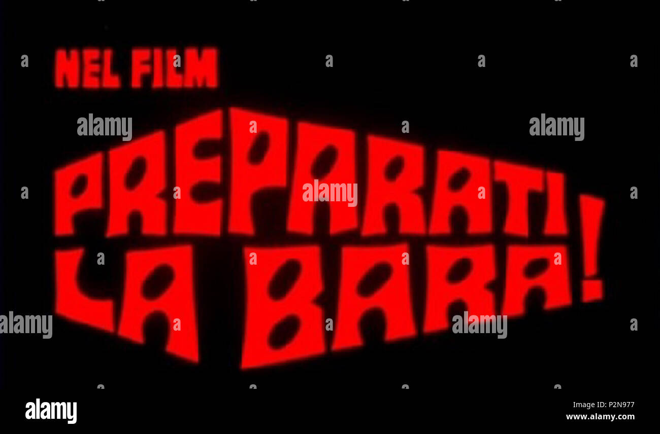 . Magyar: Viva Django film bemutatkozója . 1968. Ferdinando Baldi / Enzo Barboni 72 Preparati la bara titolo Foto Stock