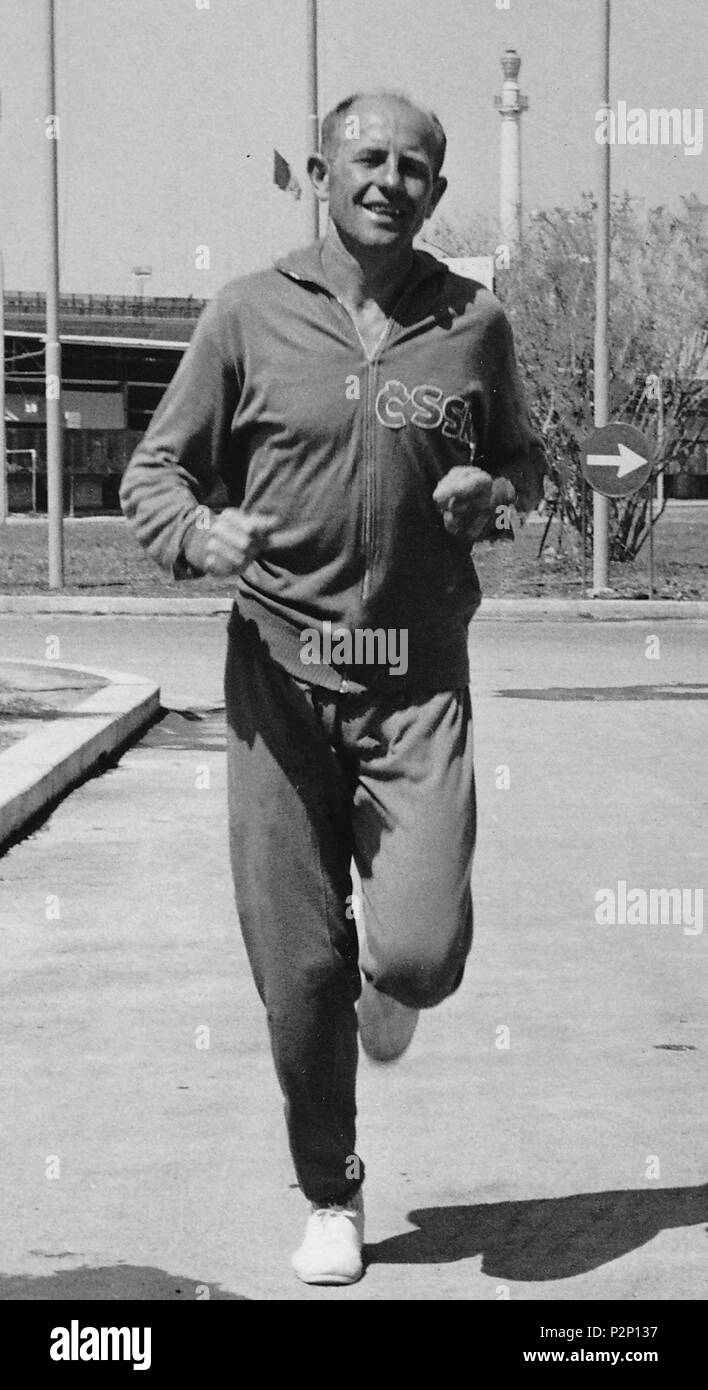 25 Emil Zátopek 1960 Foto Stock