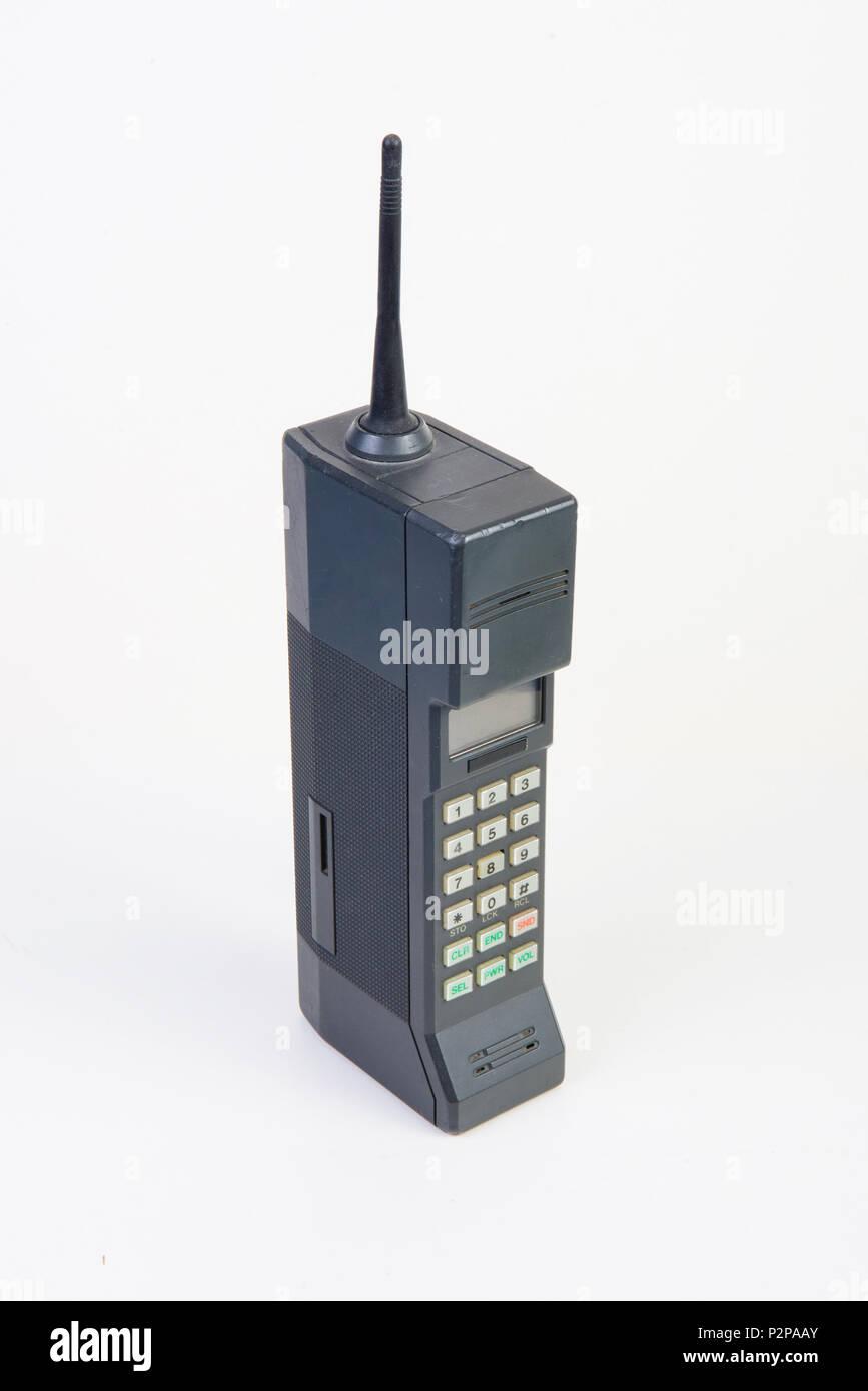 Vecchio telefono cellulare Foto Stock