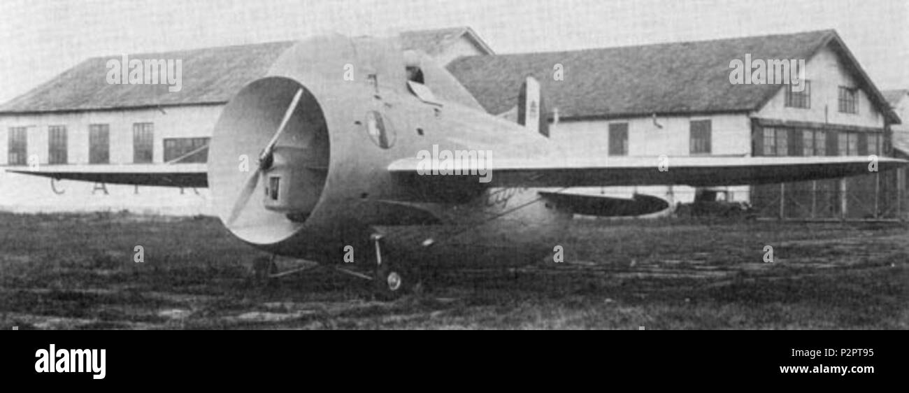 . Inglese: l'Italiano Stipa-Caproni velivoli sperimentali . 1932. uncredited 85 Stipa-Caproni anteriore vista laterale Foto Stock