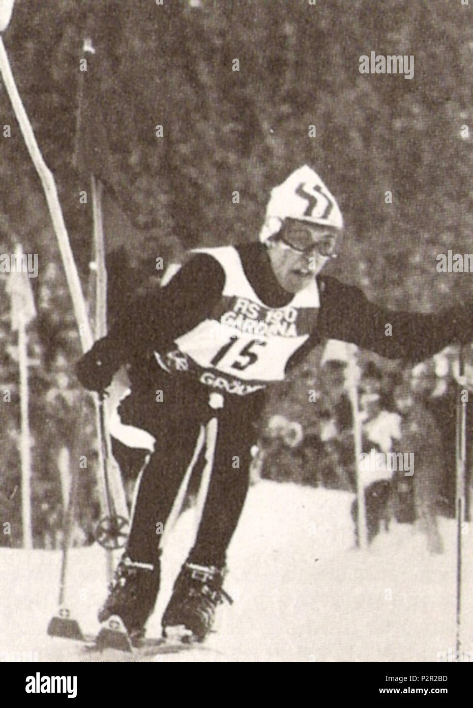 . Inglese: Thöni a lo Slalom al 1970 Campionati del Mondo Categoria:Gustav Thöni . Questo file è privo di informazioni sull'autore. 38 Gustav Thoeni Foto Stock