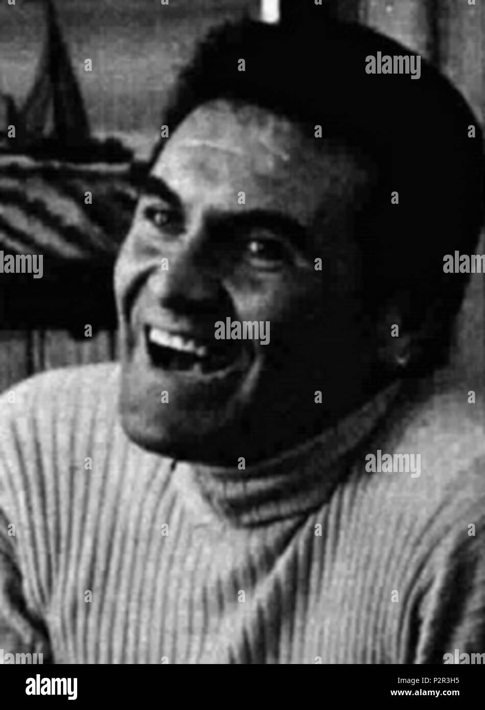 . Cantante italiano Gianni Meccia . Giugno 1975. Unknown 34 Gianni Meccia Foto Stock