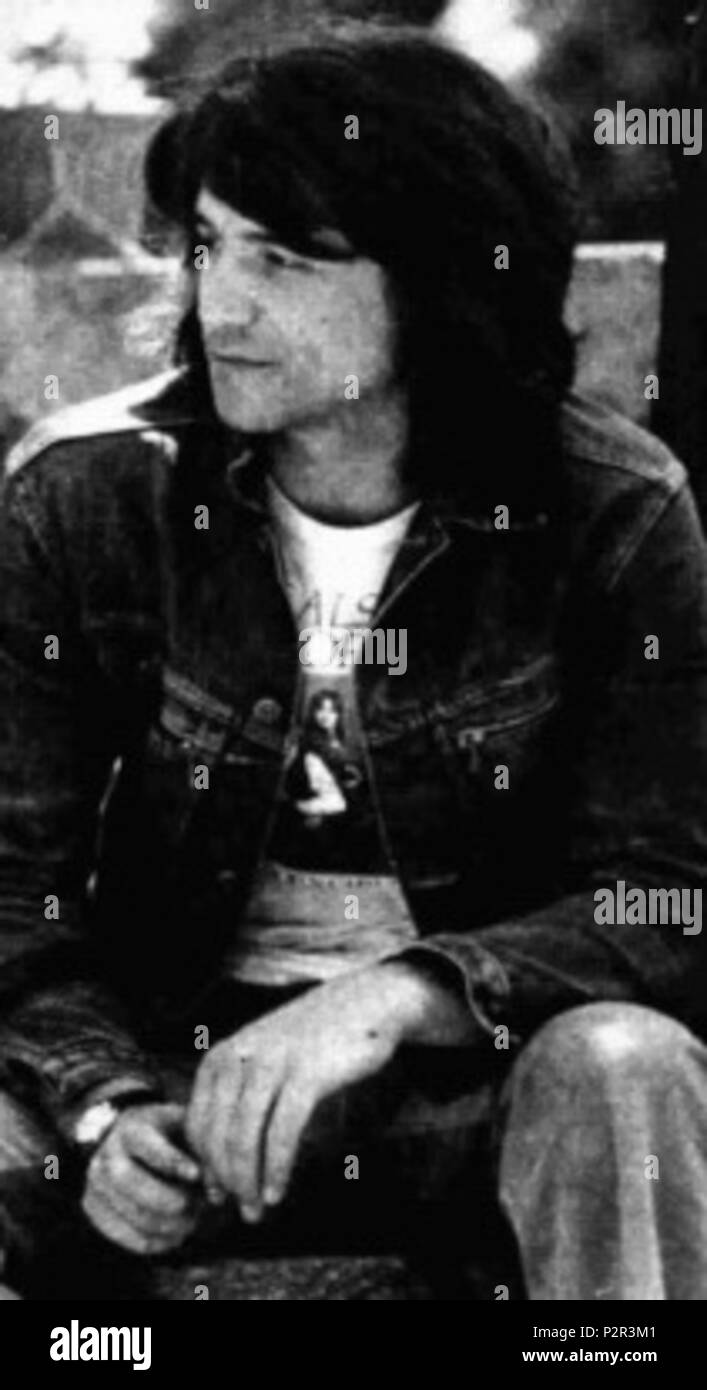 . Cantante Italiano Drupi . Settembre 1975. 23 sconosciuto Drupi 75 Foto Stock