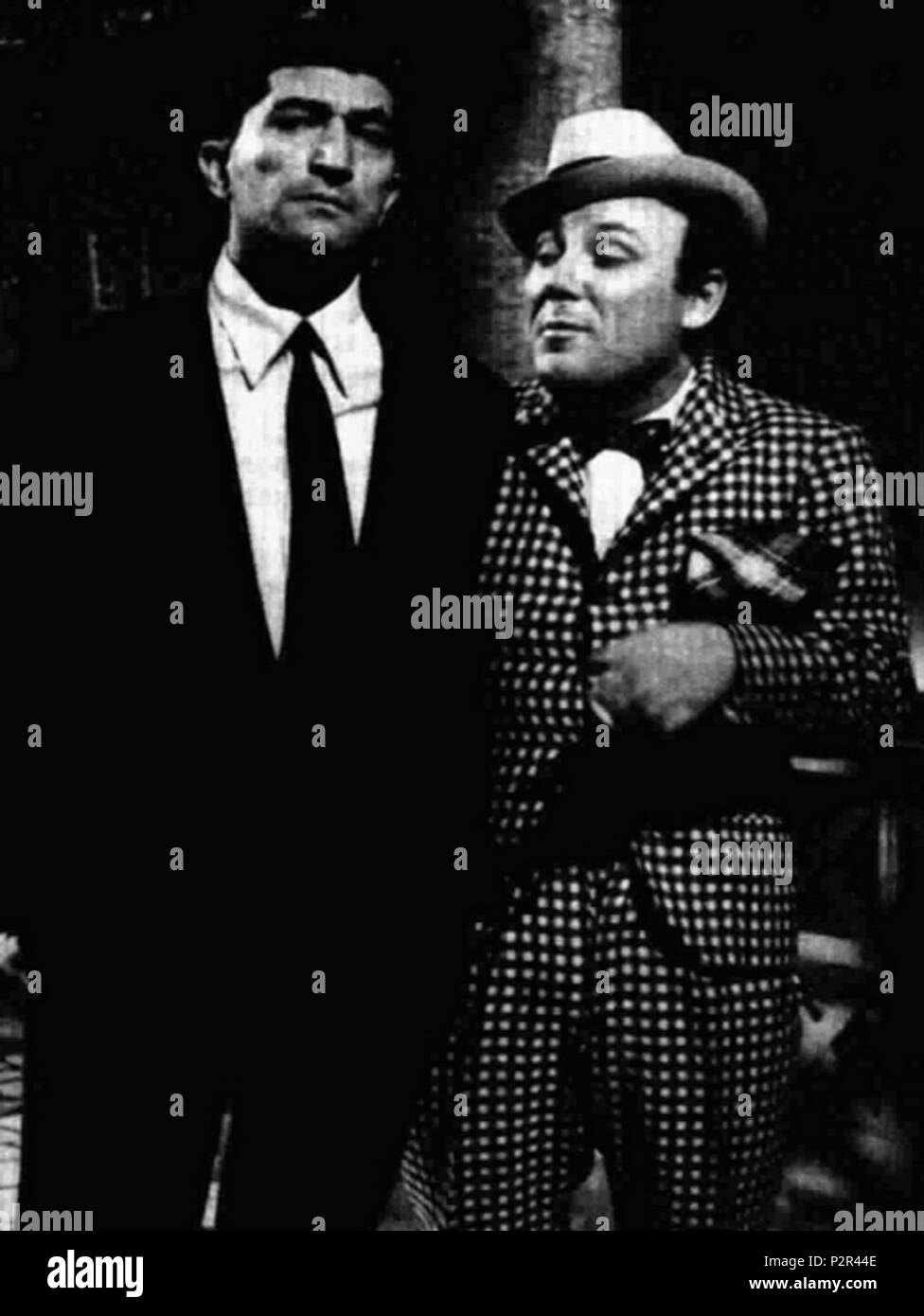 . Cantanti italiani Nicola Arigliano e Claudio Villa . Maggio 1964. 65 sconosciuto Nicola Arigliano e Claudio Villa Foto Stock