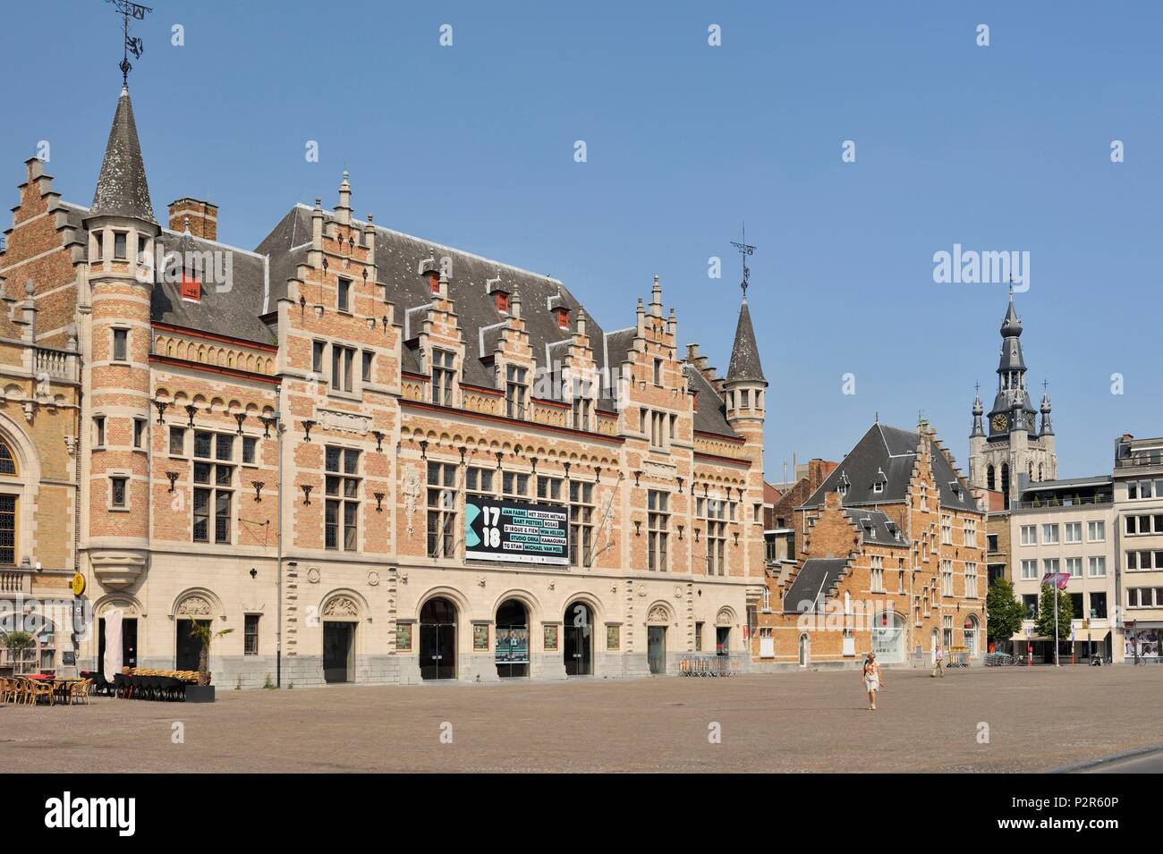 Belgio, provincia della Fiandre Occidentale, Kortrijk, teatro di Kortrijk Foto Stock