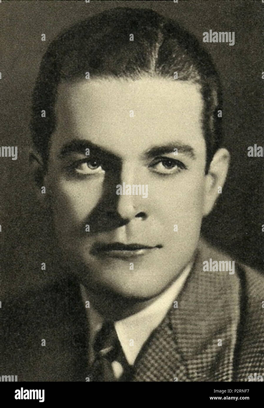 . Attore italiano Antonio Centa . 1940s ca.. Venturini, Roma 8 Antonio Centa Foto Stock