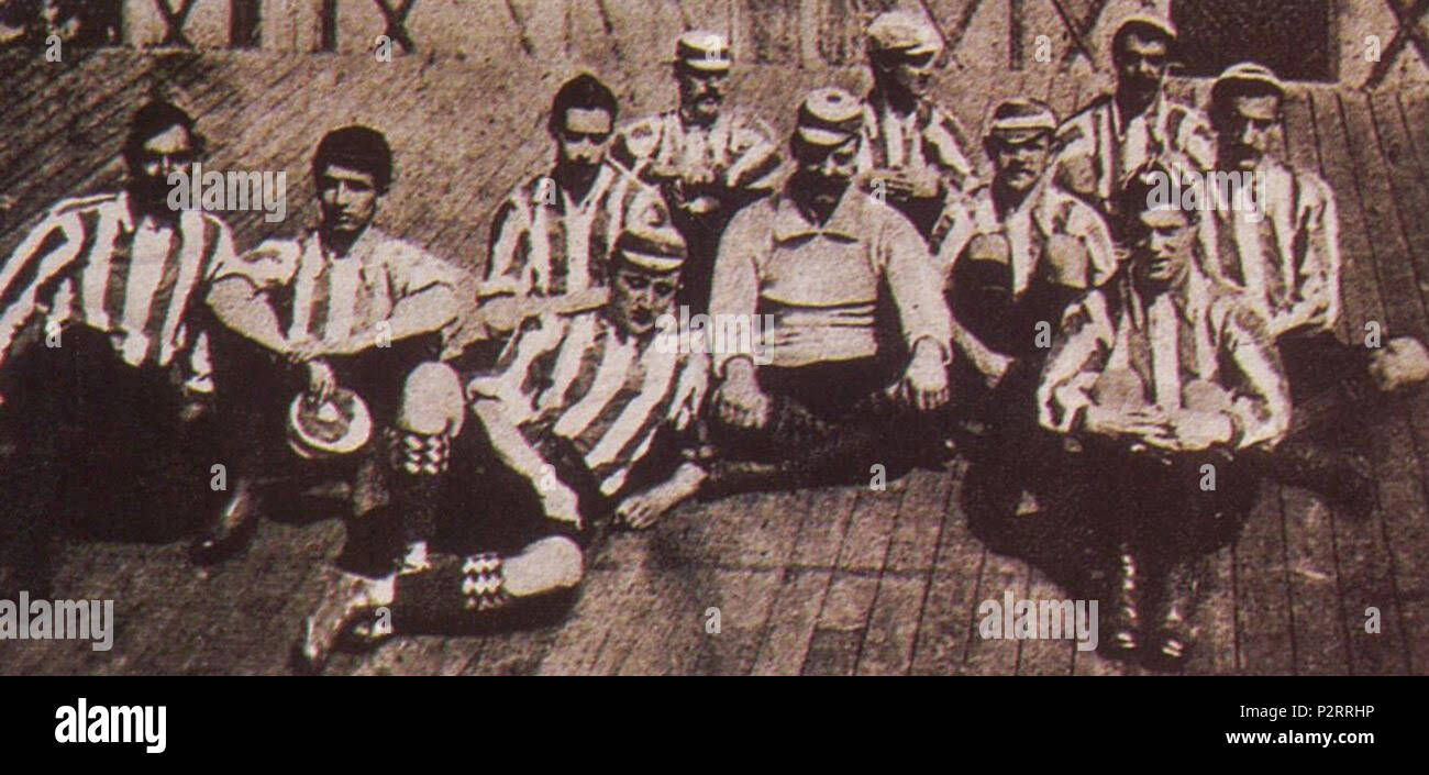 La squadra di Genova, ca. 1899-1900 33 Genova Cricket e Football Club (ca. 1899-1900) Foto Stock