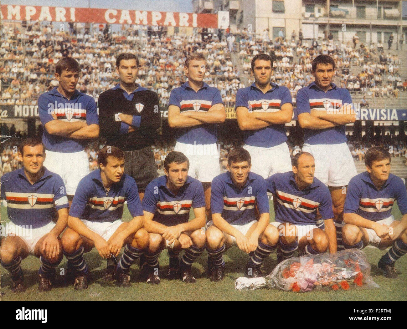 2 1966-67 Unione Calcio Sampdoria Foto Stock