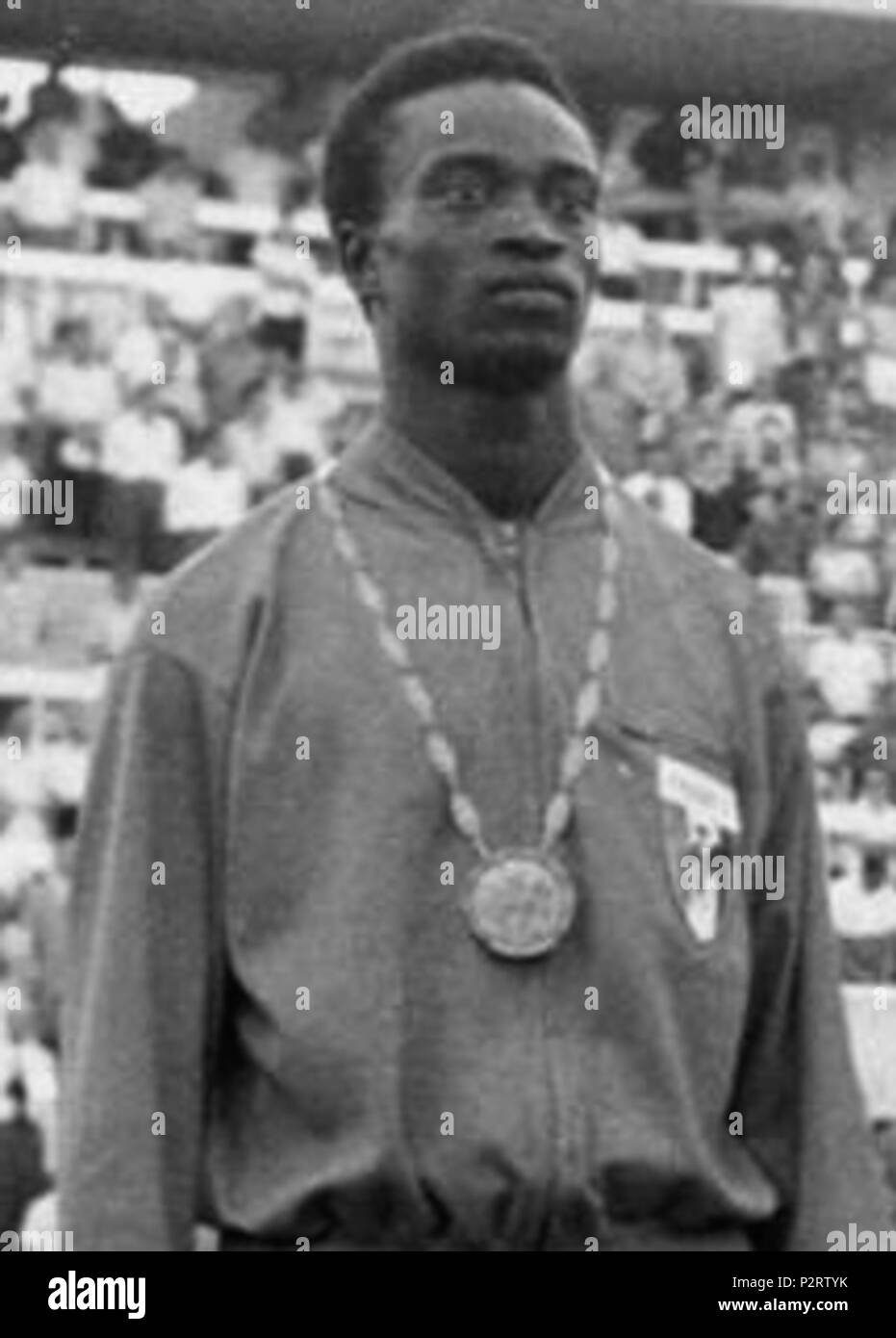 . Abdoulaye Seye, Livio Berruti e Lester Carney alla Olimpiadi di Roma . 1960. 3 sconosciuto Abdoulaye Seye 1960 Foto Stock