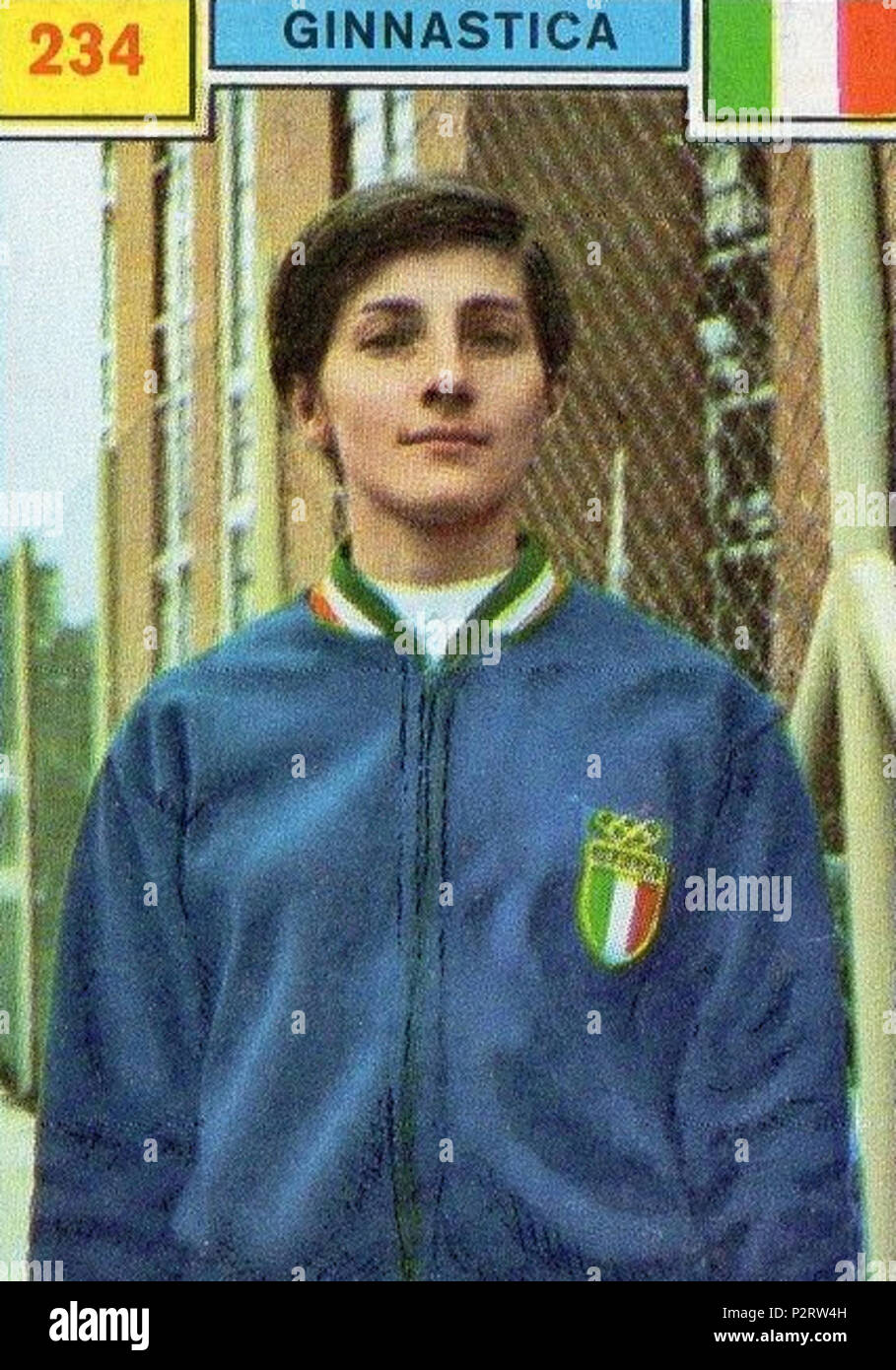 . Figurina campioni dello sport 1969/1970-n.234- BIAGIOTTI : Italia : ginnastica . 1969. Sconosciuto 3 Adriana Biagiotti 1969 Foto Stock
