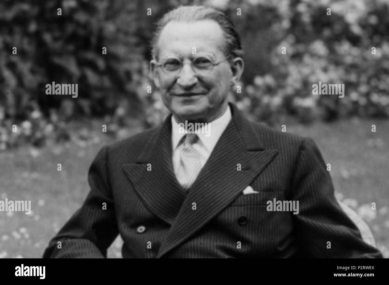 . Inglese: Alcide De Gasperi negli anni cinquanta. Il 13 luglio 2016. 5 sconosciuto Alcide De Gasperi anni 50 Foto Stock