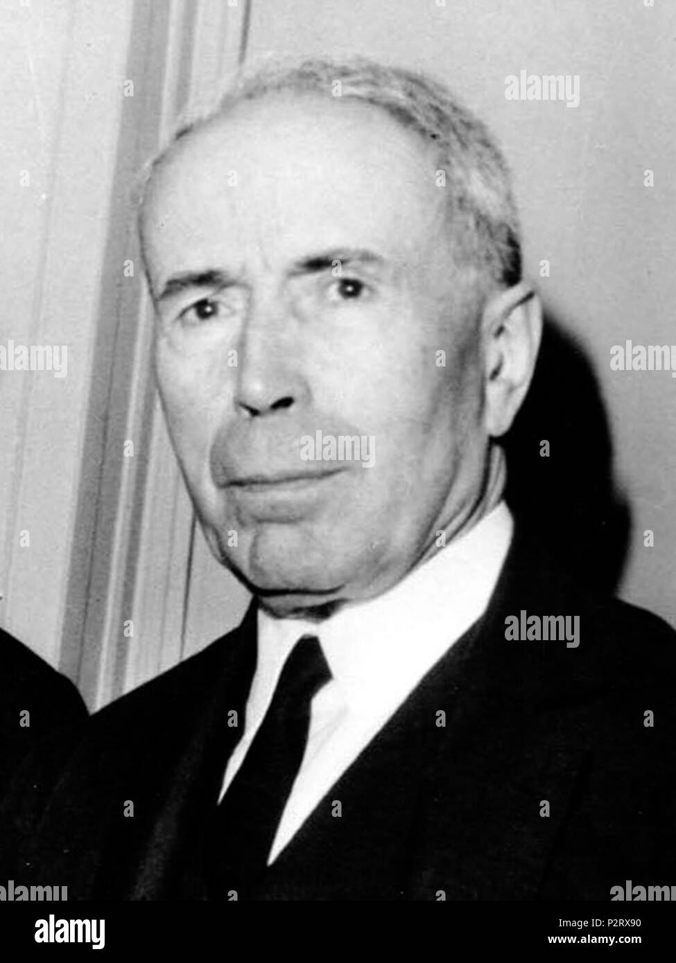 . FOTOGRAFIA PRESS PHOTO VINTAGE 1969 Antoine Pinay con Georges Pompidou di Parigi . Il 21 giugno 1969. Farabola 7 Antoine Pinay 1969 Foto Stock