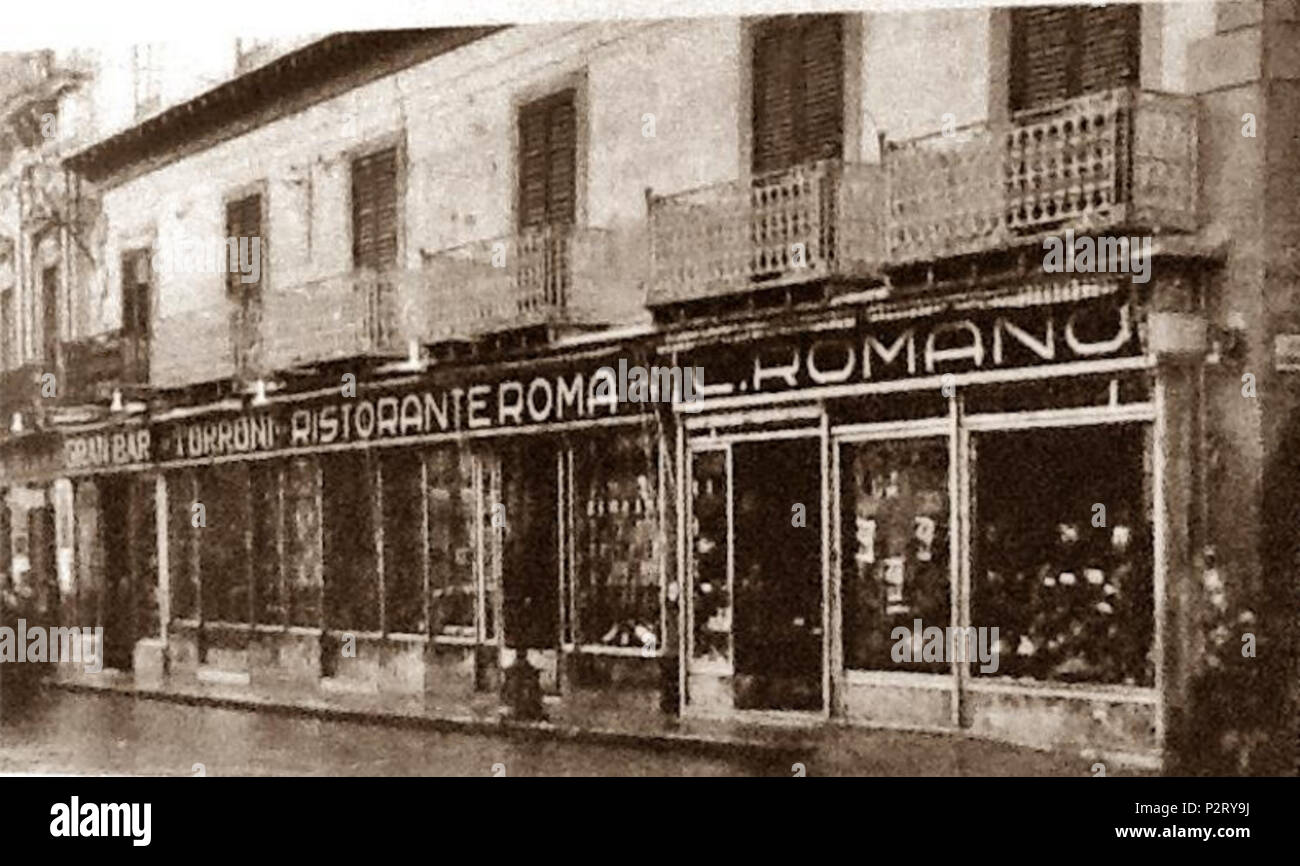 10 Bar Romano CL Foto Stock