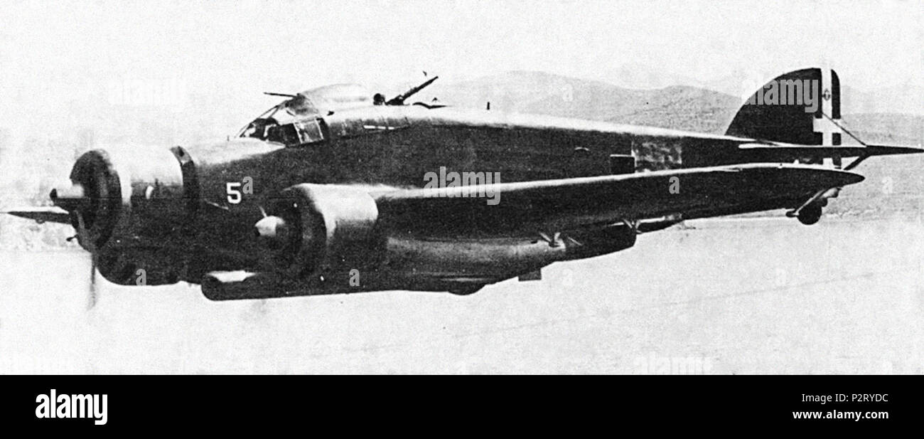 Inglese: Italiano Savoia-Marchetti SM.79 aerosilurante . Primi anni  quaranta. uncredited 80 Savoia-Marchetti S.M.79 Foto stock - Alamy