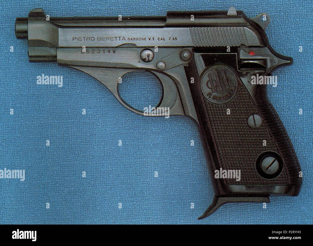. Italiano: Pistola Beretta mod. 70 - Beretta Serie 70 . circa 1982. 11 sconosciuto Beretta 70 7.65 Foto Stock