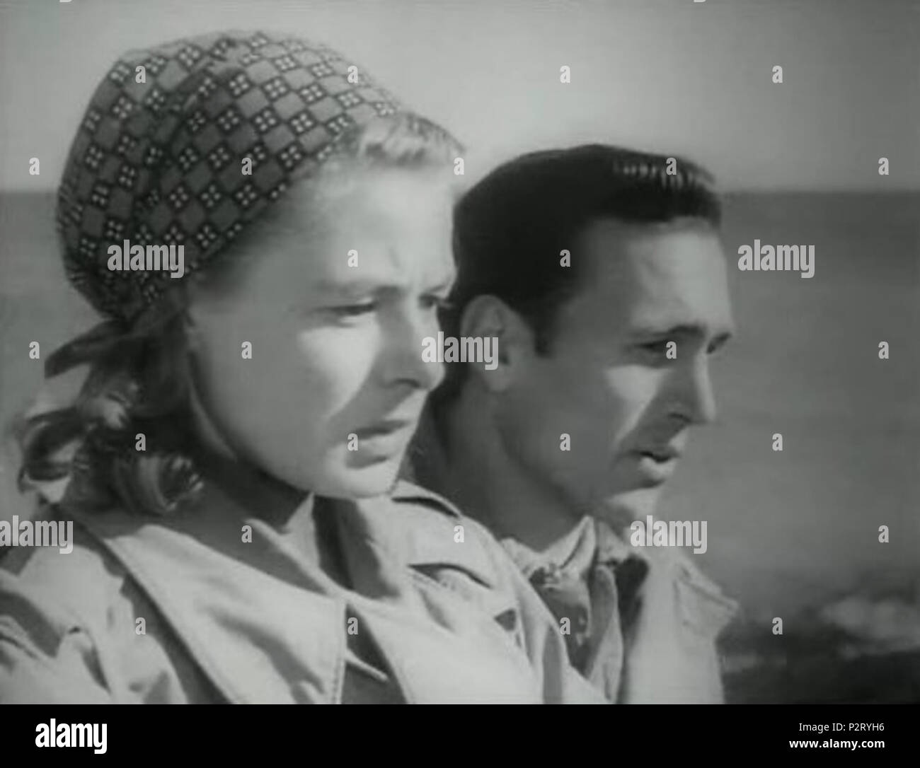 . Italiano: Ingrid Bergman, film "Stromboli terra di Dio" di Roberto Rossellini . 12 dicembre 2006 (originale data di caricamento). L'originale uploader era LuckyLisp in Italiano . 11 Bergman stromboli Foto Stock