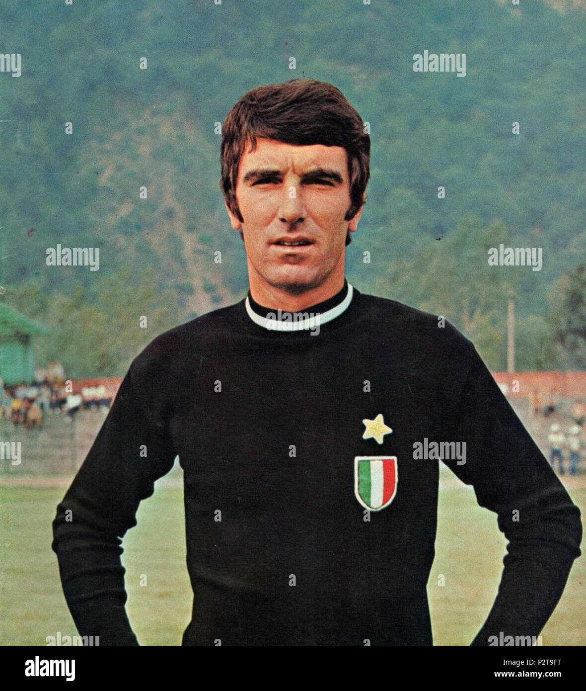 . Portiere italiano Dino Zoff con la maglia della Juventus F.C. in estate 1972. Estate 1972. Unknown 22 Dino Zoff - 1972 - Juventus FC Foto Stock