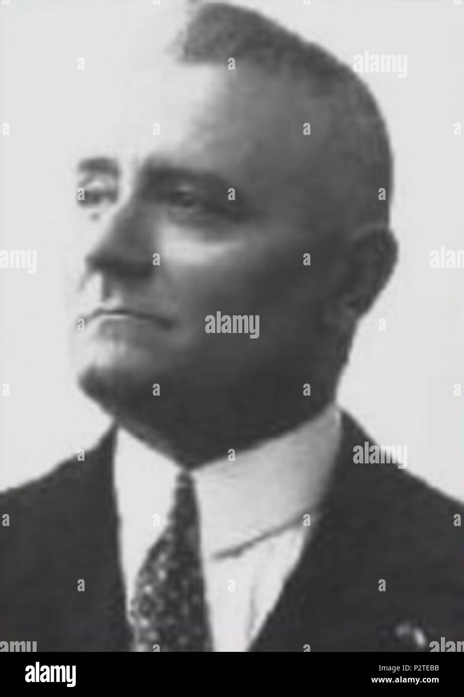 . Inglese: Cesare Mori, Italiano prefetto+ . 1940. Unknown 18 Cesare Mori ritratto Foto Stock